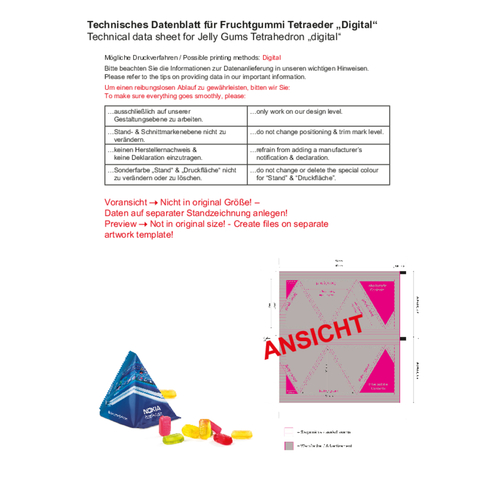 Galaretka owocowa tetrahedron Trolli Premium Bears, kolory mieszane, Obraz 2
