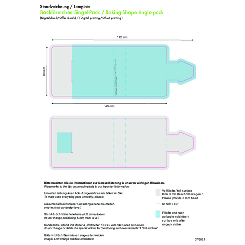 Backförmchen Single-Pack - Tannenbaum 4/4-c, Lasergravur , individuell, Papier, Edelstahl, , Bild 5