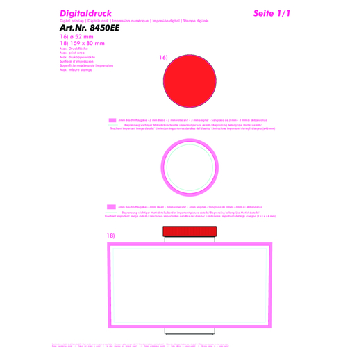 Boîte d\'information SOS Banderole individuelle et autocollant sur le couvercle, Image 4