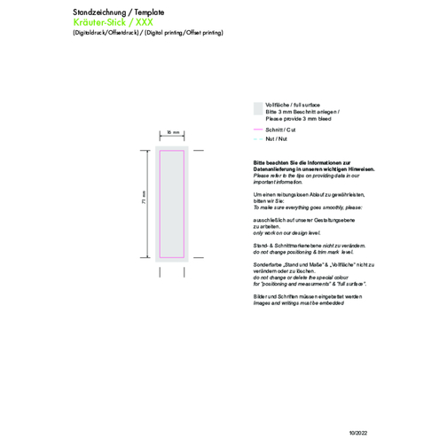 Kräuter-Stick Mit Samen - Schnittsalat , standard, Saatgut, Papier, 5,50cm x 8,00cm (Länge x Breite), Bild 6
