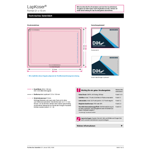 All-Inclusive LapKoser® 3in1 Notebookpad 21x15 cm, Obraz 6