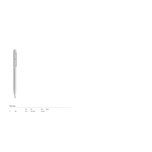Prodir DS6S TMM Twist Kugelschreiber , Prodir, schwarz, Kunststoff, 12,46cm x 1,40cm (Länge x Breite), Bild 7