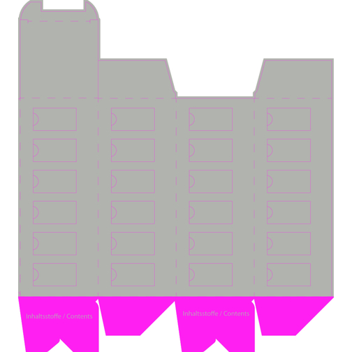 Mini Kugeln Tower Adventskalender Lindt , Lindt, Vollkartonhülle, weiß, 7,50cm x 19,30cm x 7,50cm (Länge x Höhe x Breite), Bild 4