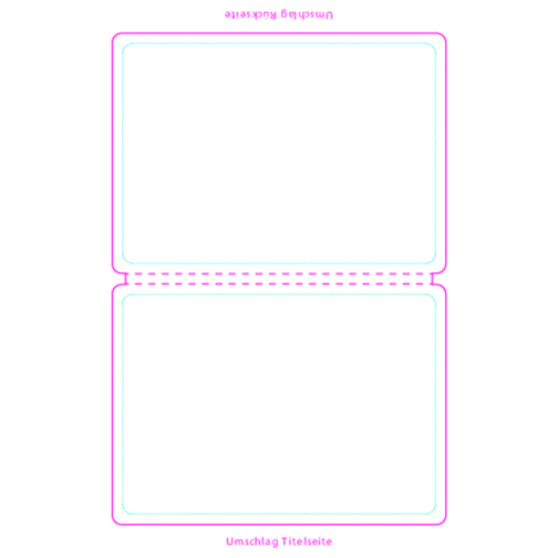 Folding Plan Concept-Card Large grönt+blått 50 Offset, Bild 2