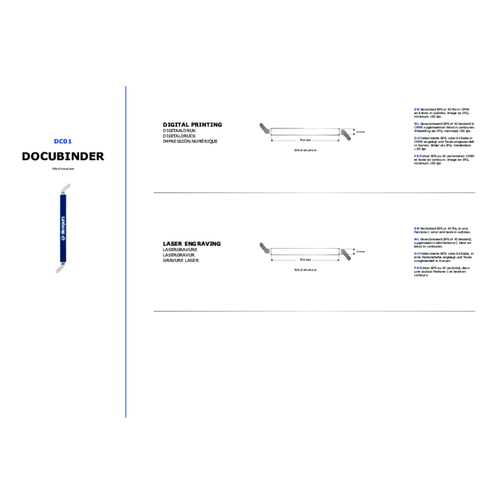 DocuBinder , silber, Rostfrei Federbandstahl, 1,10cm x 0,80cm (Länge x Breite), Bild 3
