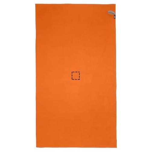 Pieter Ultraleichtes Und Schnell Trocknendes GRS Handtuch 100 × 180 Cm , orange, 90% Recyceltes Polyester, 10% Nylon, 200 g/m2, 180,00cm x 100,00cm (Länge x Breite), Bild 10