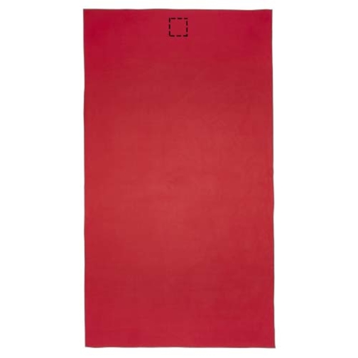 Pieter Ultraleichtes Und Schnell Trocknendes GRS Handtuch 100 × 180 Cm , rot, 90% Recyceltes Polyester, 10% Nylon, 200 g/m2, 180,00cm x 100,00cm (Länge x Breite), Bild 9