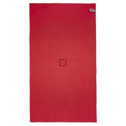 Pieter Ultraleichtes Und Schnell Trocknendes GRS Handtuch 100 × 180 Cm , rot, 90% Recyceltes Polyester, 10% Nylon, 200 g/m2, 180,00cm x 100,00cm (Länge x Breite), Bild 10