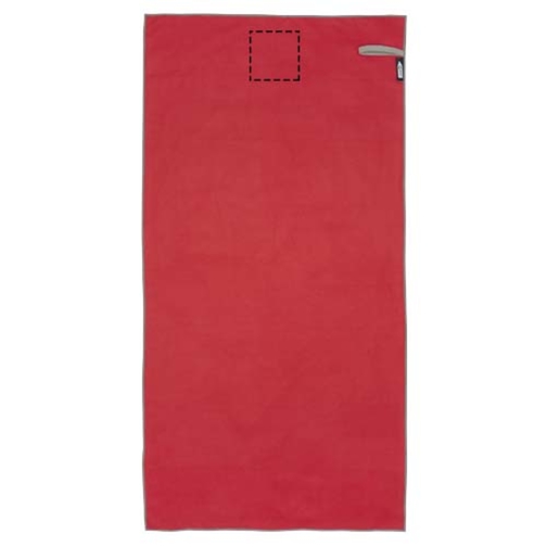 Asciugamano ultraleggero ad asciugatura rapida certificato GRS 50 x 100 cm Pieter, Immagine 10