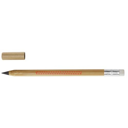 Seniko Tintenloser Bambus Kugelschreiber , natur, FSC certified bamboo, 15,70cm (Länge), Bild 4