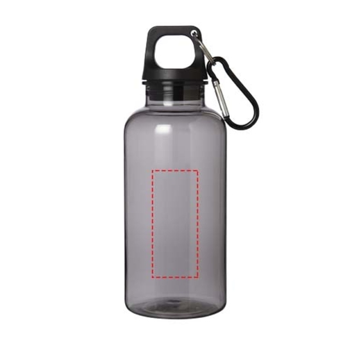 Oregon 400 Ml RCS-zertifizierte Trinkflasche Aus Recyceltem Kunststoff Mit Karabiner , schwarz, Recycelter PET Kunststoff, 6,70cm x 18,30cm x 6,70cm (Länge x Höhe x Breite), Bild 6