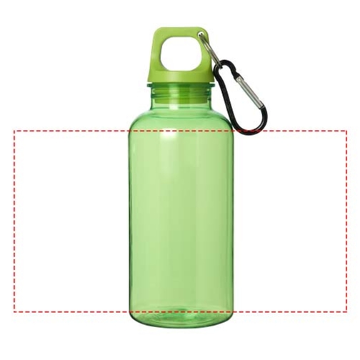 Oregon 400 Ml RCS-zertifizierte Trinkflasche Aus Recyceltem Kunststoff Mit Karabiner , grün, Recycelter PET Kunststoff, 6,70cm x 18,30cm x 6,70cm (Länge x Höhe x Breite), Bild 6