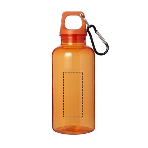 Oregon 400 Ml RCS-zertifizierte Trinkflasche Aus Recyceltem Kunststoff Mit Karabiner , orange, Recycelter PET Kunststoff, 6,70cm x 18,30cm x 6,70cm (Länge x Höhe x Breite), Bild 6