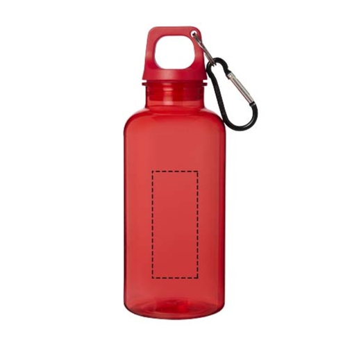 Oregon 400 Ml RCS-zertifizierte Trinkflasche Aus Recyceltem Kunststoff Mit Karabiner , rot, Recycelter PET Kunststoff, 6,70cm x 18,30cm x 6,70cm (Länge x Höhe x Breite), Bild 6