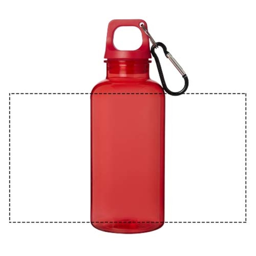 Oregon 400 Ml RCS-zertifizierte Trinkflasche Aus Recyceltem Kunststoff Mit Karabiner , rot, Recycelter PET Kunststoff, 6,70cm x 18,30cm x 6,70cm (Länge x Höhe x Breite), Bild 8