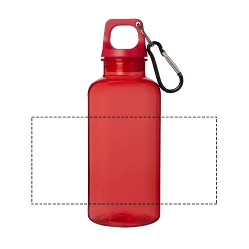 Oregon 400 Ml RCS-zertifizierte Trinkflasche Aus Recyceltem Kunststoff Mit Karabiner , rot, Recycelter PET Kunststoff, 6,70cm x 18,30cm x 6,70cm (Länge x Höhe x Breite), Bild 7