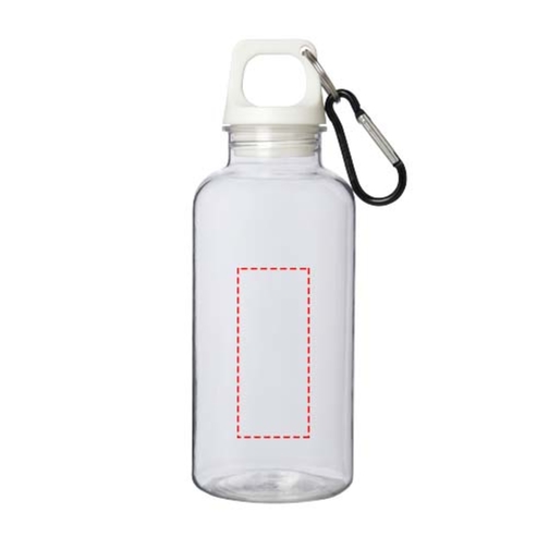 Oregon 400 Ml RCS-zertifizierte Trinkflasche Aus Recyceltem Kunststoff Mit Karabiner , weiß, Recycelter PET Kunststoff, 6,70cm x 18,30cm x 6,70cm (Länge x Höhe x Breite), Bild 7