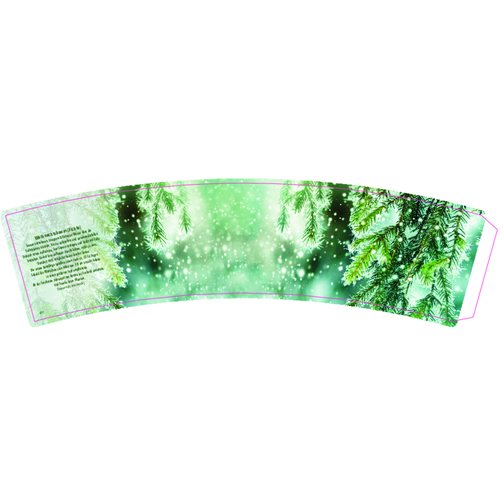 Weihnachtsbaum-Cup , grün, Kokosfaser, Folie, Samen, Papier, 7,50cm (Höhe), Bild 3