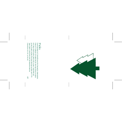 Pflanzsticks Fichte , grün, Papier, Samen, 4,80cm x 5,50cm (Länge x Breite), Bild 4
