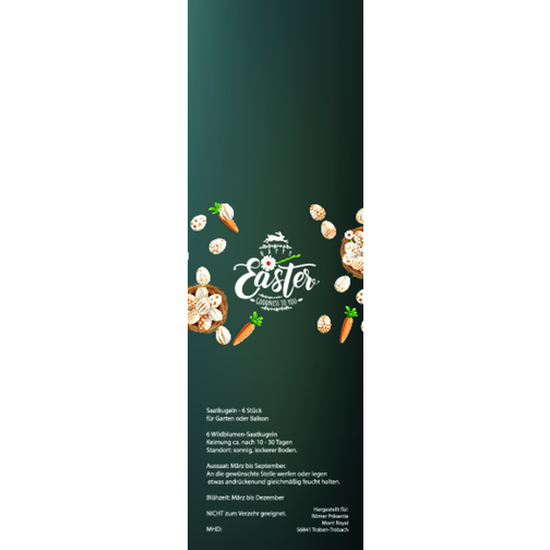 Set de cadeaux / articles cadeaux: Pâturage pour abeilles dans un carton d œufs de Pâques Fleurs, Image 10