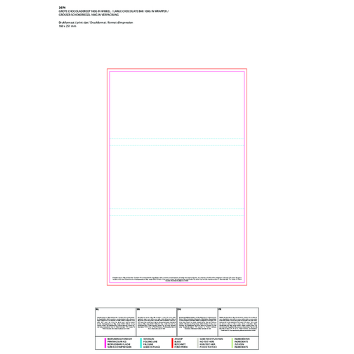 Grande tablette de chocolat en emballage, Image 2