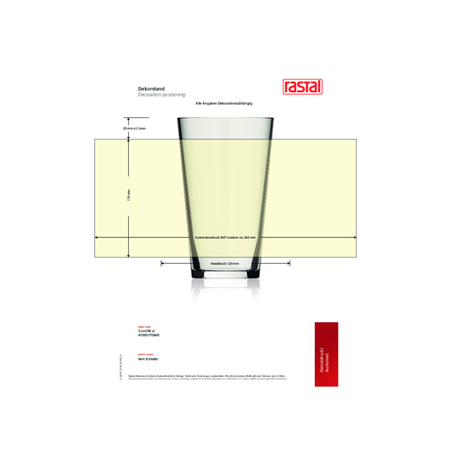 Conil Becher 56 Cl , Rastal, Glas, 15,00cm (Höhe), Bild 2
