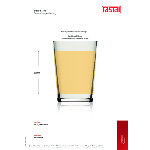 Maxi 50 Cl , Rastal, Glas, 12,10cm (Höhe), Bild 2