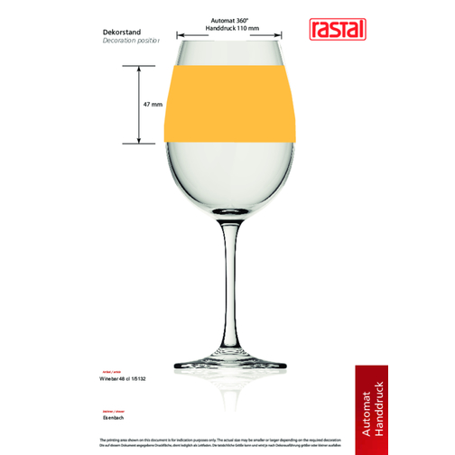 Winebar 48 Cl , Rastal, Glas, 21,40cm (Höhe), Bild 2
