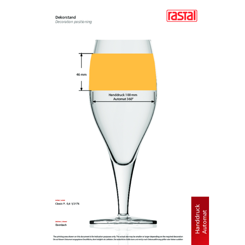 Classic Pokal 0,4 L , Rastal, Glas, 22,40cm (Höhe), Bild 2