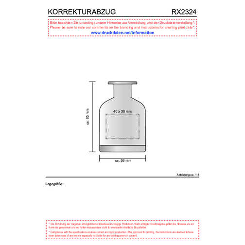 ROMINOX® 3er Vasen-Set // Flora , Glas, 20,00cm x 11,20cm x 8,00cm (Länge x Höhe x Breite), Bild 8