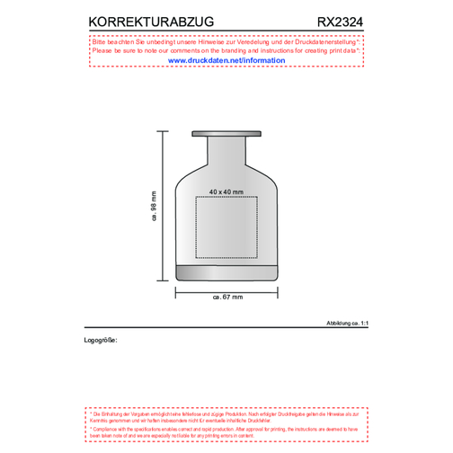 ROMINOX® 3er Vasen-Set // Flora , Glas, 20,00cm x 11,20cm x 8,00cm (Länge x Höhe x Breite), Bild 9