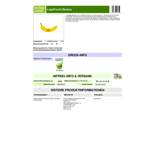 LogoFruit Banane - Raspberry, Image 2