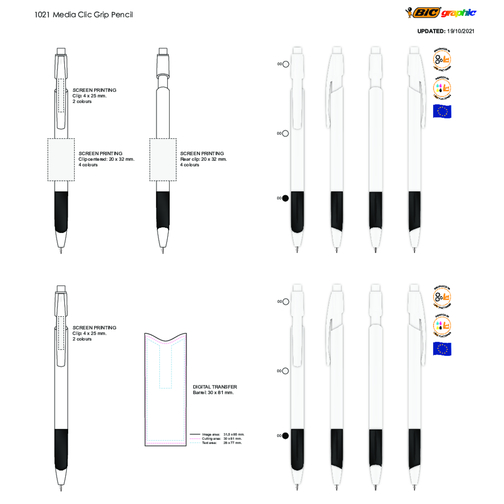 BIC® Media Clic Grip mekanisk blyant, Billede 5