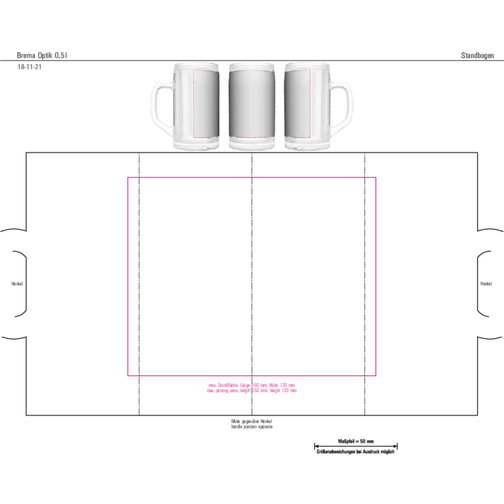 Brema Optik , klarglas, Glas, 18,50cm (Höhe), Bild 2