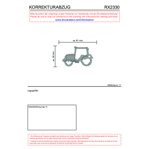 ROMINOX® Nøgleværktøj // Traktor - 18 funktioner (Traktor), Billede 11