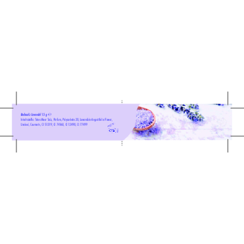 Reagenzglas Wellness , lila, Glas, Badesalz, Metall, Papier, 10,00cm (Höhe), Bild 3