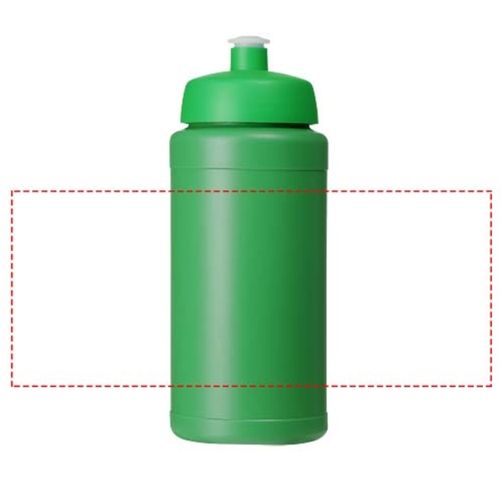 Baseline Recycelte Sportflasche, 500 Ml , Green Concept, grün, Recycelter HDPE Kunststoff, 18,50cm (Höhe), Bild 5