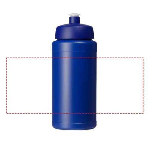 Baseline Recycelte Sportflasche, 500 Ml , Green Concept, blau, Recycelter HDPE Kunststoff, 18,50cm (Höhe), Bild 5