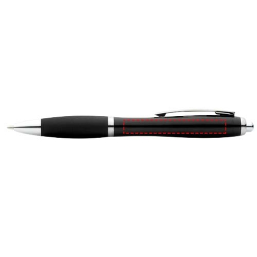 Nash Kugelschreiber Mit Farbigem Schaft Und Griff , schwarz, ABS Kunststoff, 14,00cm (Länge), Bild 7