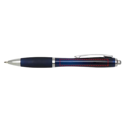 Nash Kugelschreiber Mit Farbigem Schaft Und Griff , indigoblau, ABS Kunststoff, 14,00cm (Länge), Bild 7