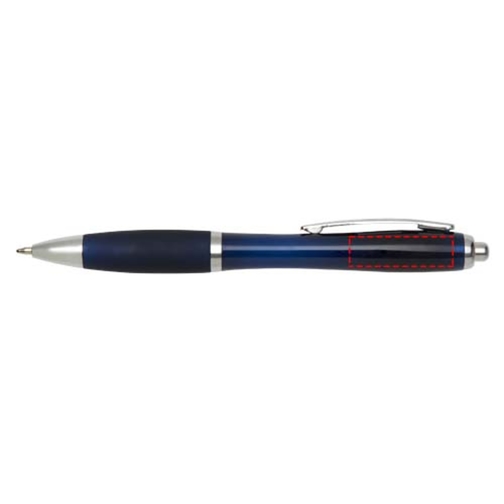 Nash Kugelschreiber Mit Farbigem Schaft Und Griff , indigoblau, ABS Kunststoff, 14,00cm (Länge), Bild 6