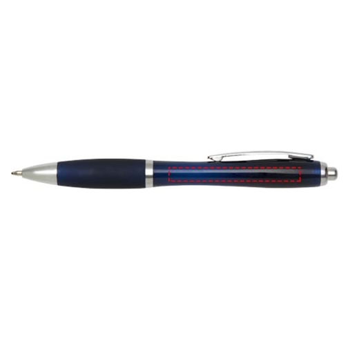 Nash Kugelschreiber Mit Farbigem Schaft Und Griff , indigoblau, ABS Kunststoff, 14,00cm (Länge), Bild 9
