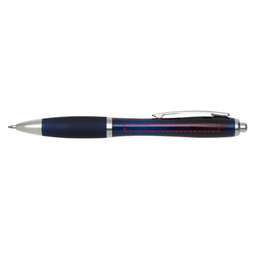 Nash Kugelschreiber Mit Farbigem Schaft Und Griff , indigoblau, ABS Kunststoff, 14,00cm (Länge), Bild 8