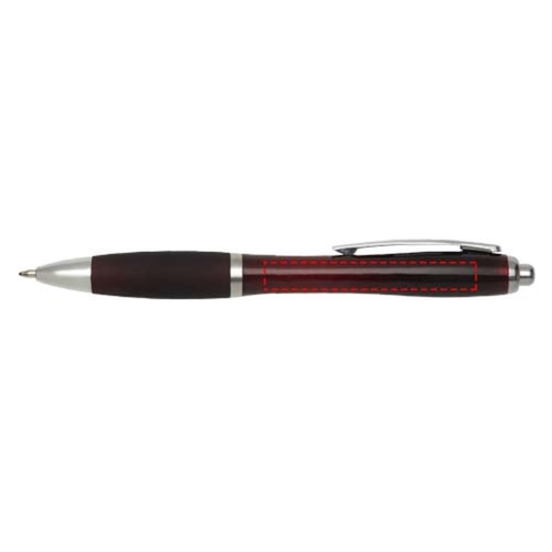 Nash Kugelschreiber Mit Farbigem Schaft Und Griff , merlot rot, ABS Kunststoff, 14,00cm (Länge), Bild 8