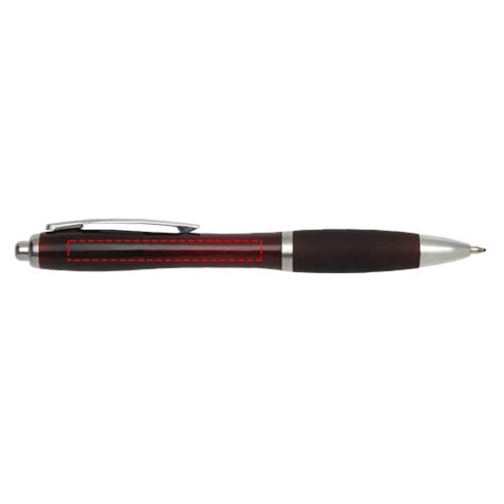 Nash Kugelschreiber Mit Farbigem Schaft Und Griff , merlot rot, ABS Kunststoff, 14,00cm (Länge), Bild 5