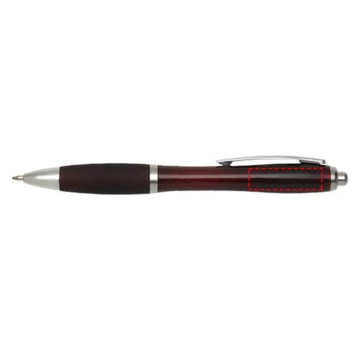 Nash Kugelschreiber Mit Farbigem Schaft Und Griff , merlot rot, ABS Kunststoff, 14,00cm (Länge), Bild 7