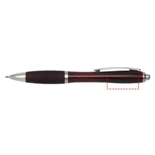 Nash Kugelschreiber Mit Farbigem Schaft Und Griff , merlot rot, ABS Kunststoff, 14,00cm (Länge), Bild 6