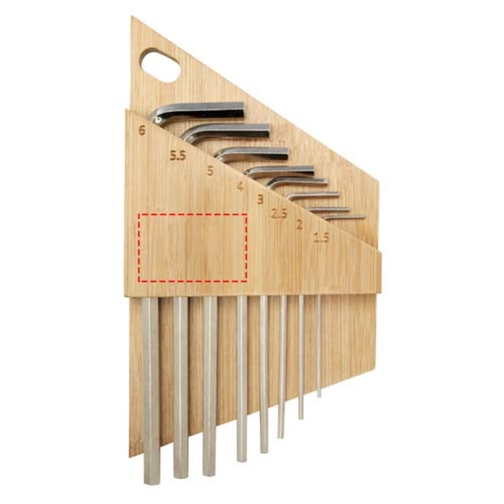Set di attrezzi con chiave esagonale in bambù Allen, Immagine 9