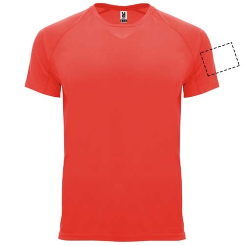 Bahrain Sport T-Shirt Für Kinder , fluor coral, Interlock Strick 100% Polyester, 135 g/m2, 12, , Bild 4