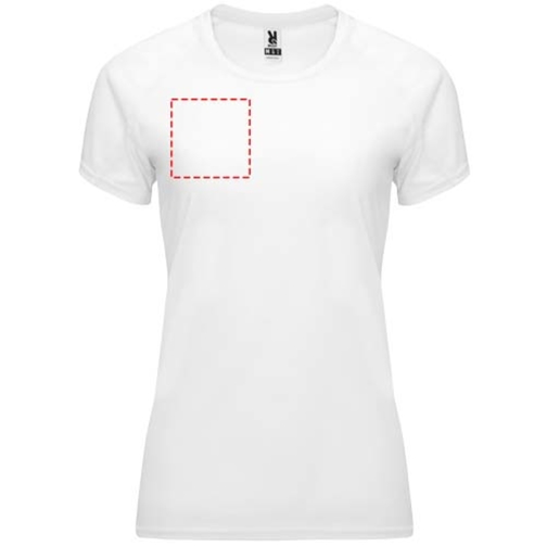 Bahrain Sport T-Shirt Für Damen , weiß, Interlock Strick 100% Polyester, 135 g/m2, 2XL, , Bild 26